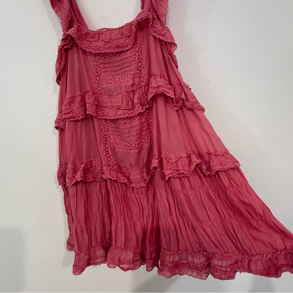 Pink Ruffled Jumpsuit - Picture 3 of 12